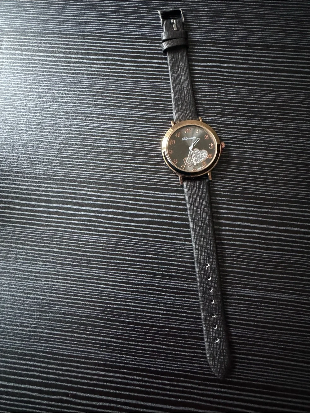 Women’s Heart Accent Watch - Mint, Black, Blue, Ivory